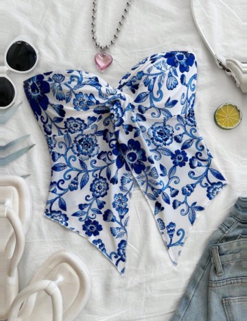Top Shein, mix culori