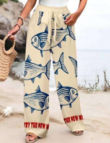 Pantaloni Shein, crem