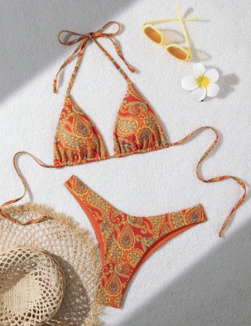 Costum de baie Shein, mix culori