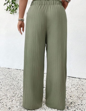 Pantaloni Shein Curve+, verde
