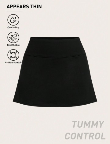 Fustă Pantalon Shein, negru