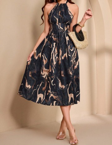 Rochie midi Shein, mix culori