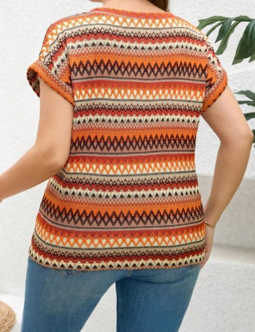 Tricou Shein Curve+, mix culori