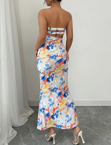 Rochie maxi Shein, mix culori
