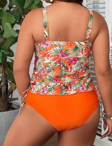Costum de baie Shein Curve+, mix culori
