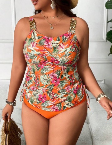 Costum de baie Shein Curve+, mix culori