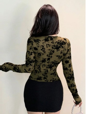 Bluză DAZY by Shein, verde