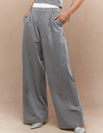 Pantaloni Missguided by Shein, gri