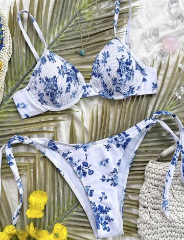 Costum de baie Shein, mix culori