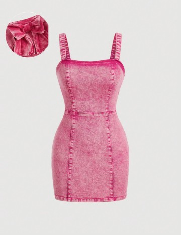 Rochie de blugi Shein, roz