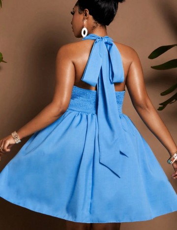 Rochie mini Shein Curve+, albastru