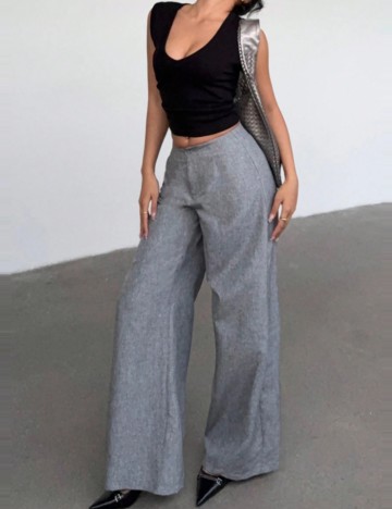 Pantaloni Shein, gri