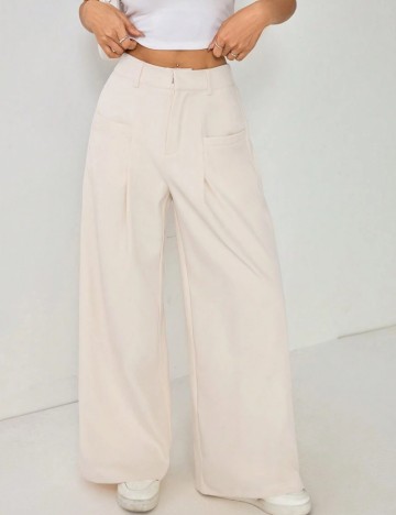 Pantaloni Shein, crem