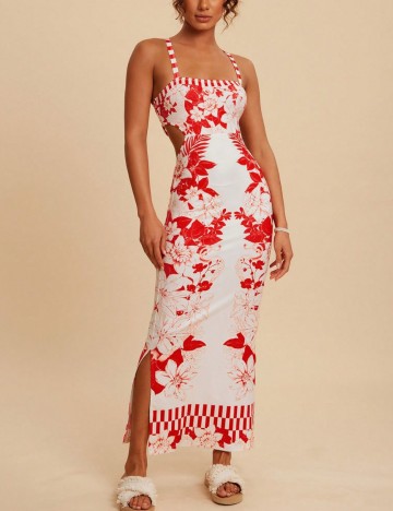 Rochie maxi Shein, mix culori