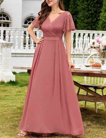 Rochie maxi Shein, roz