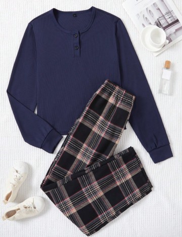 Compleu pijamale Shein, mix culori