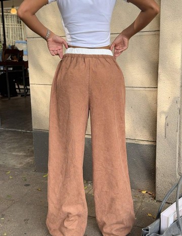 Pantaloni Shein, maro