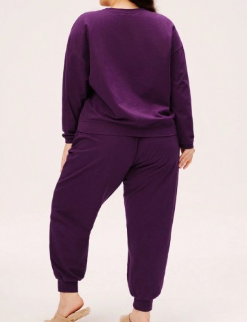 Compleu pijamale Shein Curve+, mov