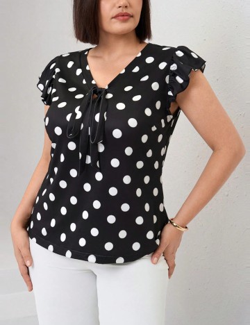 Tricou Shein Curve+, negru