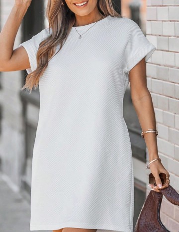 Rochie mini Shein, alb