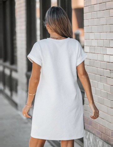 Rochie mini Shein, alb