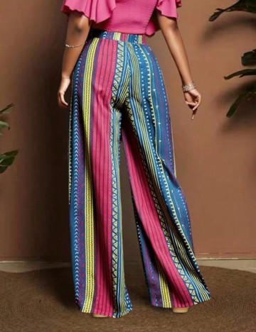 Pantaloni Shein Curve+, mix culori