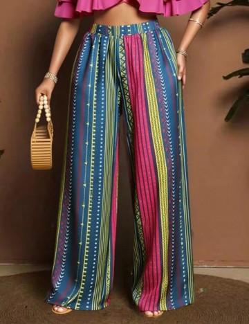 Pantaloni Shein Curve+, mix culori