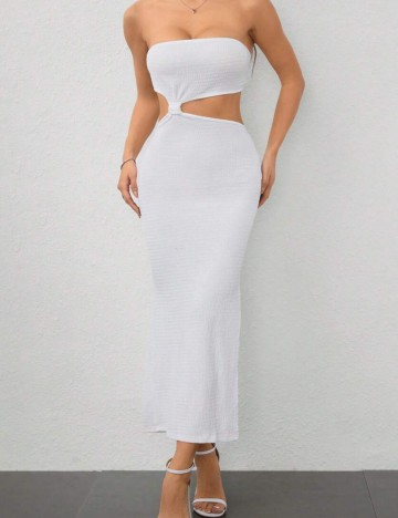 Rochie midi Shein, alb
