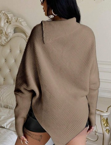 Pulover Shein Curve+, maro