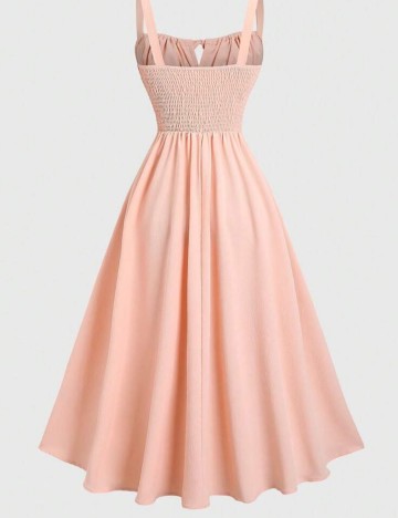 Rochie midi Shein, roz