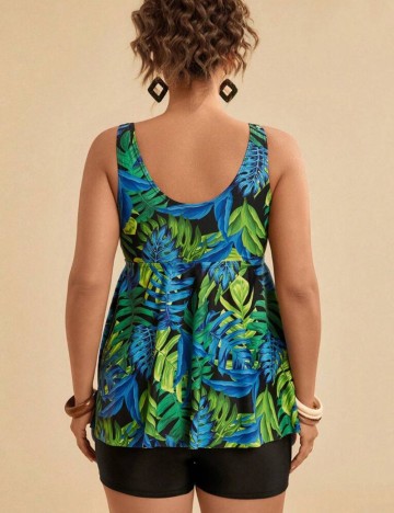 Costum de baie Shein Curve+, mix culori