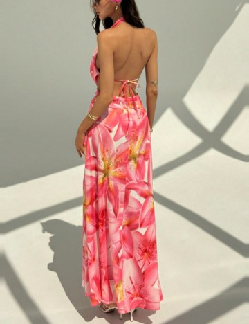 Rochie maxi Shein, mix culori