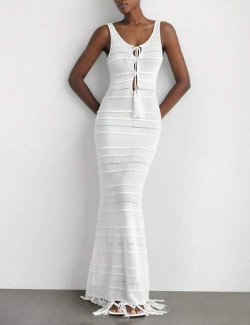 Rochie de plajă Shein, crem