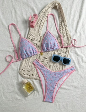 Costum de baie Shein, mix culori