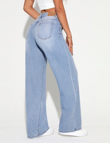Jeans Shein, albastru