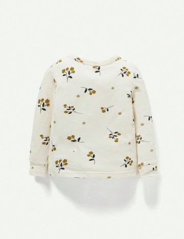 Compleu pijamale Shein, crem