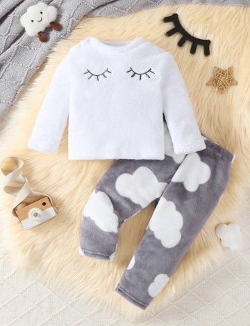 Compleu pijamale Shein, mix culori