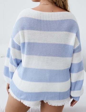 Pulover Shein Curve+, mix culori