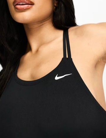 Costum de baie întreg Nike, negru