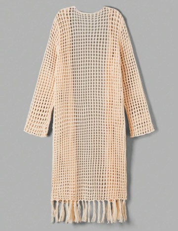 Cardigan Shein Curve+, crem