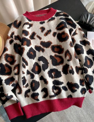 Pulover Shein Curve+, mix culori