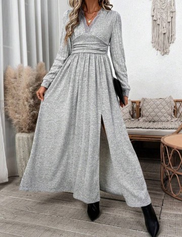 Rochie maxi Shein, gri