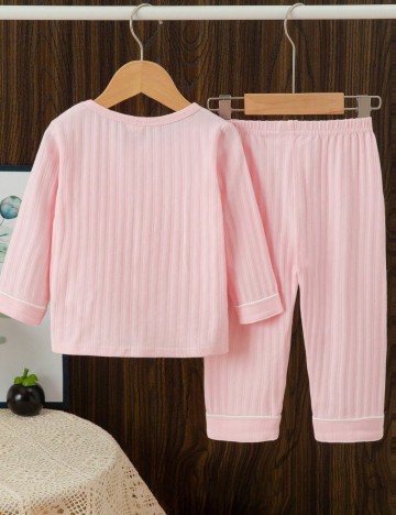 Compleu pijamale Shein, roz