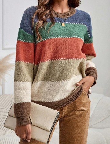 Pulover Shein, mix culori