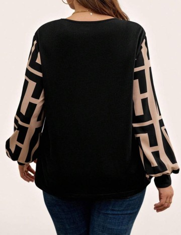 Bluză Shein Curve+, negru