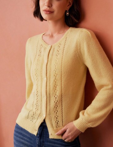 Cardigan MOTF by Shein, galben