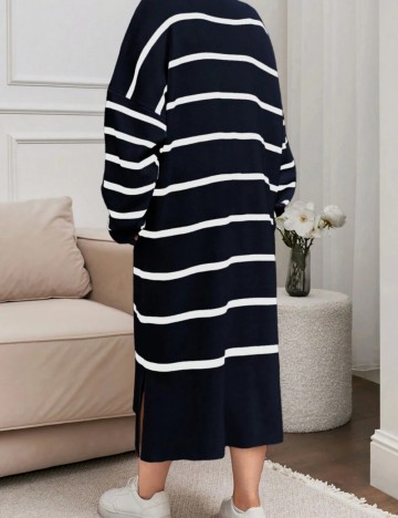 Rochie maxi Shein Curve+, mix culori