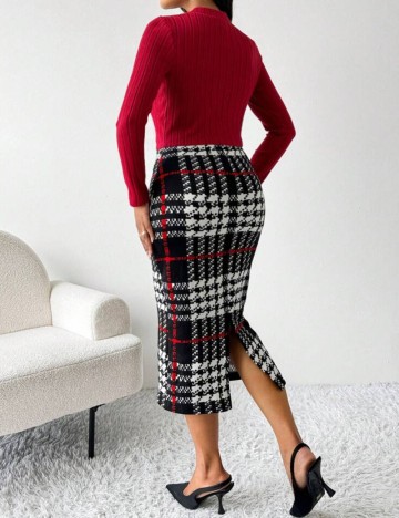 Set Rochie și Cardigan Shein, mix culori