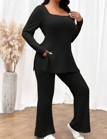 Compleu Shein Curve+, negru