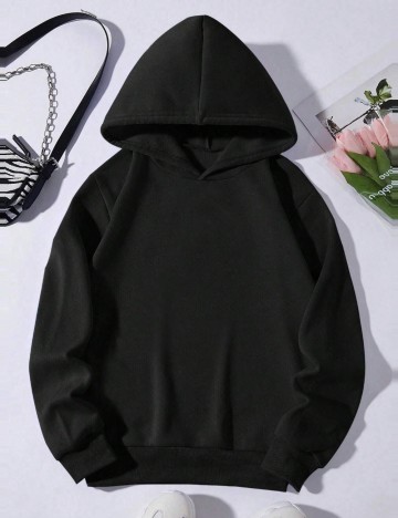 Hanorac Shein, negru